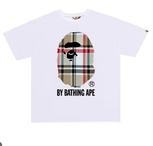 High Version Ready Stock Letter Printing Bapees Tee Men Trendy PrintedApe <b>Shirt</b> Fashion Designer Bapees <b>Shirt</b> Hot Sell - Product Image 5