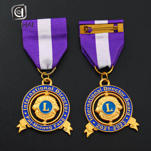 Özel altın 3D emaye Spin logo Metal hatıra parası rozet madalya şerit madalyon - Product Image 4