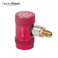 Coupleur rapide R134a haute pression complet pour gaz cvc avec adaptateur M14x1.5-1/4 SAE AC coupleur adaptateur de connecteur rapide