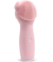 Limpador de silicone para o rosto, escova facial para limpeza da pele, com cabo de silicone, melhor venda