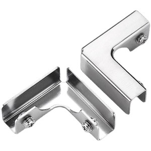 Glass Clamp Cross L-shaped T-shaped Shower Room Display Cabinet Combination Clip - Product Image 1