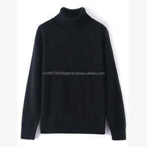 2026 Autumn Winter New Men Thick Cotton Knitted Sweater Turtleneck Pullover Long Sleeve Base Top - Product Image 3