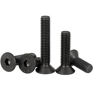 M8 M10 DIN7991 Black 304 Stainless Steel Socket <b>Flat</b> Head Allen Bolt Hex Countersunk Head <b>Screws</b> - Product Image 5