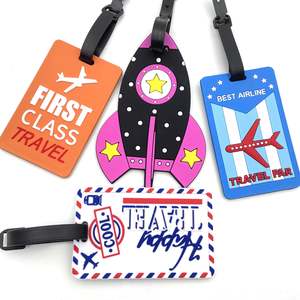 Etiquetas de PVC para Viajeros, Etiquetas de Silicona para Mochilas, Etiquetas para Equipaje, Etiquetas Promocionales para <span class=keywords><strong>Viajes</strong></span>, Porta Tarjetas de Embarque, Colgante para Maleta - Product Image 4