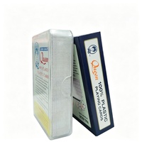Cartes à Jouer en Plastique Durable, Écologiques et Recyclables, Design Portable pour Usage Familial et Promotionnel