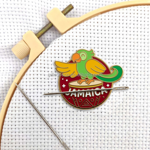 ที่เก็บเข็มเย็บผ้าโลหะผสมสังกะสี ลายสัตว์ทะเล ปลาวาฬ ปลาดาว แม่เหล็กแรงสูง เข็มกลัดเคลือบโลหะ ที่เก็บเข็มเย็บผ้าแบบแม่เหล็กสั่งทำได้ - Product Image 3