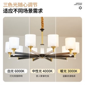 Lampadario per soggiorno, moderno e semplice, apparecchi <span class=keywords><strong>di</strong></span> illuminazione Zhongshan, nuovo stile villa 2026 in cristallo - Product Image 3
