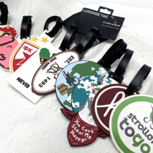 Fantastica targhetta per bagagli in PVC personalizzata e impressa per attrezzature sportive borse da atleta - Product Image 6