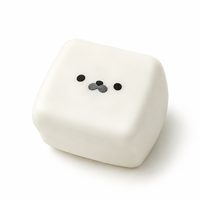 Jouet Squishy Tofu en TPR souple à rebond lent, en forme de cube de lait ou d'animal, anti-stress, pour enfants et adultes, cadeaux d'anniversaire