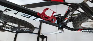 Porte-bouteille de vélo en alliage d'alalcool, cage ultra légère, adaptateur, couleur noire, pour moteur