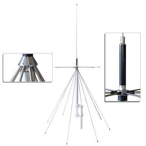 Antenne Discone D3000 multibande 25-3000 MHz 5,5 dBi pour station de base avec connecteur N-femelle - Product Image 1