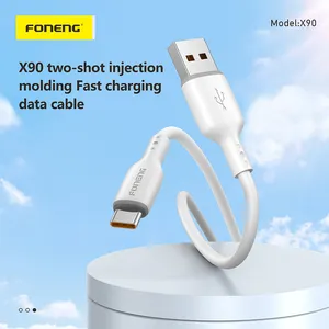 FONENG X90 शेन्ज़ेन थोक चीन यूएसबी केबल 3A तेजी से चार्ज डेटा केबल बेचने अच्छी कीमत