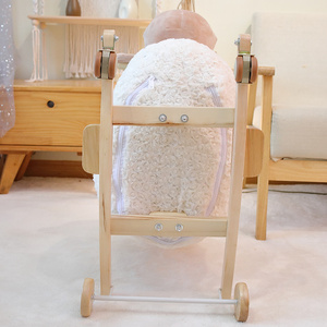 Chine Offre Spéciale mignon en peluche cheval à bascule pour bébé qui apprend à marcher équitation jouet - Product Image 4