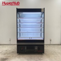 Réfrigérateur commercial multi-étagères pour fruits, vitrine ouverte sur mesure, équipement de supermarché, dégivrage automatique par air