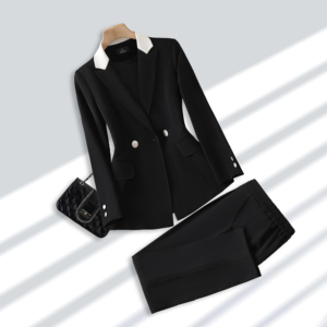 Popolare Suite Ceo <span class=keywords><strong>di</strong></span> alta qualità moda moderna in due pezzi Business Suit ufficio Set per le donne Made in China - Product Image 4