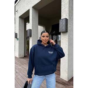 Sweat-shirt à capuche pour femme, bleu marine, imprimé New York - Product Image 3