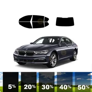 5% 15% 35% 50% 70% tinte de ventana extraíble precortado tinte de ventana desmontable de coche para BMW 7 SERIES 4 DR SEDAN