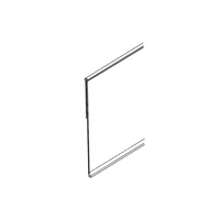 Tira de PVC Autoadhesiva Transparente/Blanca/Negra SIM JC-10 para Exhibición de Precios en Estantes de Supermercado, Longitud de 1000 mm
