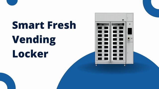 2026 Intelligent Refrigerated Baguette Vending Machine Combo Bread Fruit  Vending Locker Custom Design for France Europe Market
