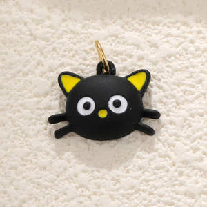 تصميم إبداعي مطلي بالنحاس ديي لطيف الحيوان اليدوية مجوهرات أرنب الفيل السلحفاة القط الكلب طوق قلادة قلادة - Product Image 5