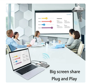 ตัวแยกหน้าจอรับส่งสัญญาณ <span class=keywords><strong>HDMI</strong></span> ไร้สาย5G 300M สำหรับกล้อง PS4กล้องถ่ายวิดีโอการสตรีมสดพีซีไปยังจอมอนิเตอร์ - Product Image 5