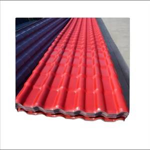 UPVC ASA Tây Ban Nha mái ngói nhựa tổng hợp gạch đỏ Mỹ chống cháy biệt thự Châu Âu mái ngói năng lượng mặt trời màu Đỏ mái ngói - Product Image 1