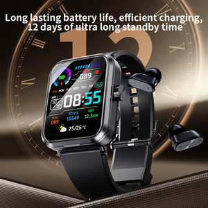 New Design <strong>Trending</strong> 2 in 1 Smartwatch Wireless Earphone Mobile Phone Headset Smart Watch Tws Earbuds
