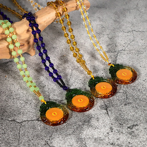 จี้พระพุทธรูปเคลือบสีโบราณของ HX0165จี้เครื่องรางสองด้านจี้ป้องกันสำหรับบุรุษและสตรี - Product Image 1