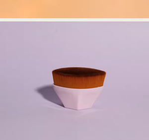 Brocha de Maquillaje Profesional Personalizable con Logotipo, de Lujo, Ecológica, Duradera, Portátil, Suave, de Alta Calidad, para Polvo Suelto, Grande y Plana - Product Image 4