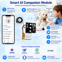 Jouet Compagnon IA Personnalisé avec WiFi, BLE, Conversation LLM, Double Microphones, Conception Économe en Énergie et Prise en Charge de la Production en Série