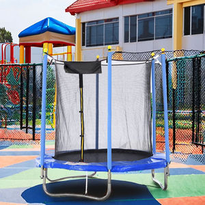 Zoshine 8FT /10FT /12FT <span class=keywords><strong>Trampoline</strong></span> d'extérieur Vente chaude Couleur bleue Grand <span class=keywords><strong>Trampoline</strong></span> pour la formation familiale Active - Product Image 3