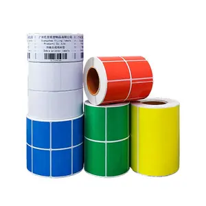 Thermal Transfer Labels Printing Shipping Barcode Stickers Personalised Waterproof Die Cutting Direct Thermal Label