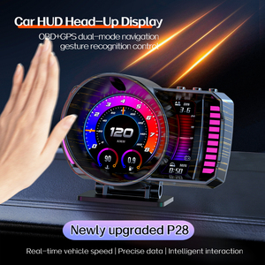จอแสดงผล LCD บนกระจกรถยนต์ แสดงความเร็ว รอบเครื่องยนต์ นาฬิกา GPS ปริมาณน้ำมันเชื้อเพลิง ระยะทางที่ขับขี่ (3.5 นิ้ว) - Product Image 5