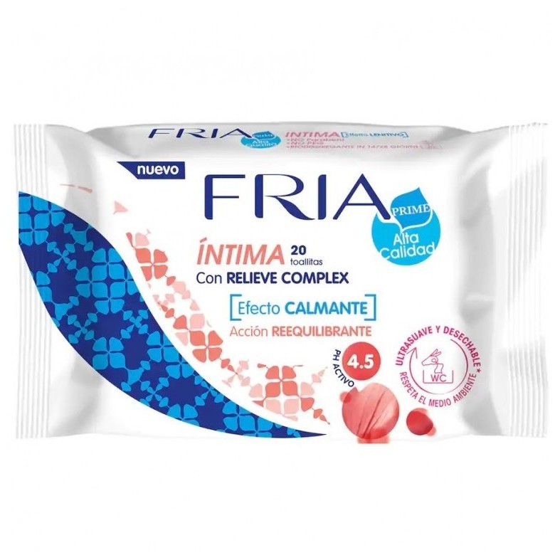 Fria Bio интимные салфетки для ухода за кожей и очистки, 20 единиц, женские салфетки