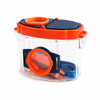 Boîte d'observation des insectes pour enfants, loupe 5X, visionneuse multi-angles avec sangle, récipient respirant pour attraper les insectes