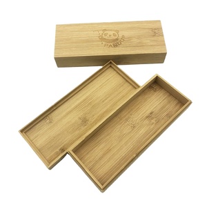 Natural Small Chocolate Gift Packaging Bamboo Wooden Box With lid