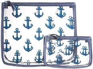 Custom Logo PVC Waterproof Clear <b>Makeup</b> Bag Girl Pink Transparent Toiletry Portable Beach Bathroom Cosmetic Bag Set - Product Image 2