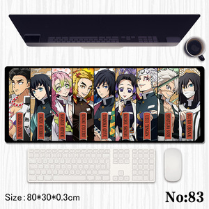 Alfombrillas de teclado personalizadas de 80*30*0,3 CM Demon Kamado Nezuko Kanroji Mitsuri Tanjirou Kochou <span class=keywords><strong>Shinobu</strong></span> Slayer alfombrillas de ratón para juegos de Anime - Product Image 3
