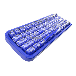 Mini RGB Bàn Phím Không Dây Và Chuột Jelly Keycaps Tùy Chỉnh Máy Tính Bàn Phím Không Dây - Product Image 4