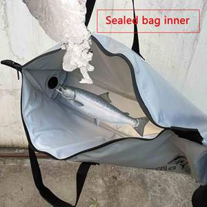 Sac isotherme de transport pour poisson avec poignées ergonomiques, étanche, pour la pêche en extérieur - Product Image 5