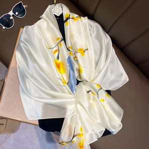 <span class=keywords><strong>Sciarpe</strong></span> Hijab all'ingrosso da donna, <span class=keywords><strong>foulard</strong></span> di lusso, scialli da spiaggia, <span class=keywords><strong>sciarpe</strong></span> turche lunghe, <span class=keywords><strong>sciarpe</strong></span> in seta con stampa floreale a fantasia retrò - Product Image 4