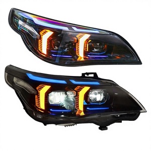 Pour E60 2003-2009 523i 530i Phare LED avec lentille <span class=keywords><strong>de</strong></span> projecteur, Angel Eye DRL, accessoires automobiles 12V, neuf - Product Image 1