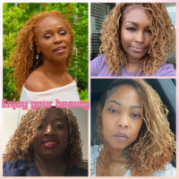 Offerta Speciale: Dreadlocks in Capelli Brasiliani Remy, Stile di Moda, 100% Fatti a Mano, Estensioni Inter Curly Locs per Donne di Colore