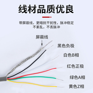 ตัวเข้ารหัสแบบหมุน Kaixiang รุ่น HES-24 แบบเพิ่มค่าทีละครั้ง ติดตั้งแบบหน้าแปลน แกนกลวง - Product Image 5