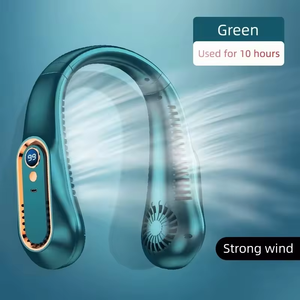 Offre Spéciale Nouvelle Arrivée Ventilateur de Cou Portable Rechargeable par <span class=keywords><strong>USB</strong></span> avec Cinq Vitesses pour Voiture Extérieur et Hôtel - Product Image 4