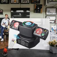 Barre de lumière à effets de scène 50W avec télécommande, projecteur LED RGBW à tête mobile, idéal pour discothèques, bars, théâtres, mariages, éclairage de scène