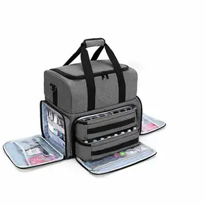 Customized Manicure Tool Case Large Capacity Nail Polish Storage Saver Bag Portable Manicurist Tech Bag