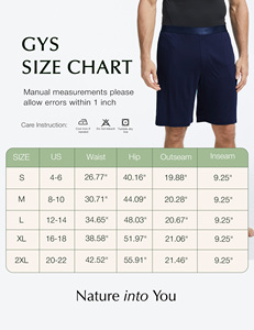 <b>Men's</b> Bamboo Fiber <b>Lounge</b> <b>Shorts</b> Solid Color Casual Sleepwear Breathable Home Wear Summer In-Stock Ready To Ship - Product Image 6