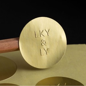 Luxury Embossed Gold Silver Waterproof Adhesive Labels <strong>Stickers</strong> for Candle Business - Product Image 2