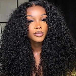 Peluca de Cabello Humano Rizado Afro 13*4 Frontal, Densidad 350%, Calidad 10 - Product Image 2